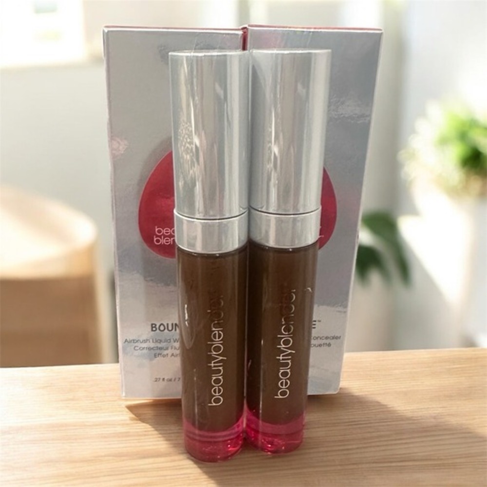 2 Tubes BeautyBlender Bounce DEEP MOCHA Airbrush Liquid Whip Concealer‎ NIB